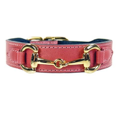 gucci dog collar pink